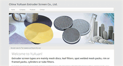 Desktop Screenshot of extruderscreen.com